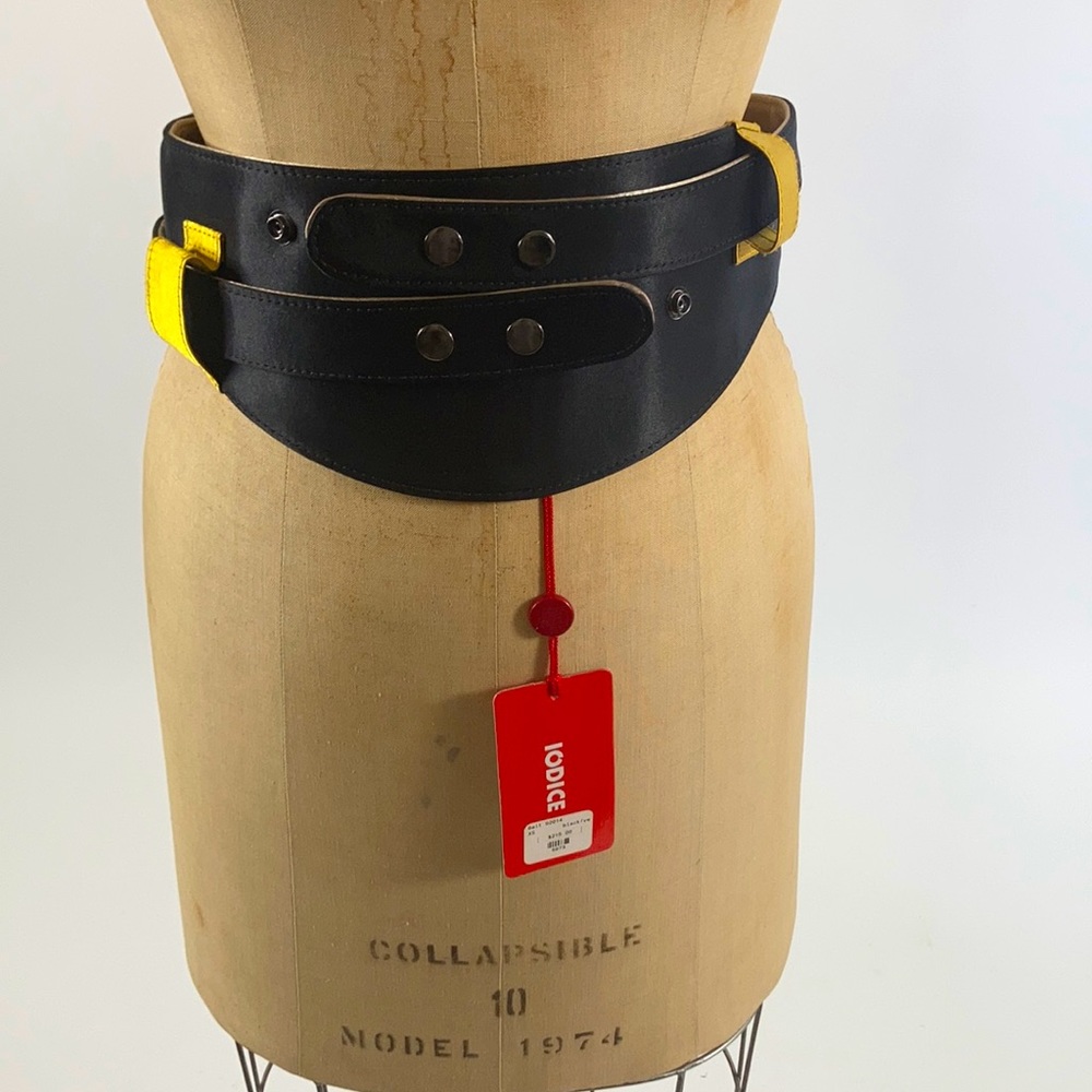 Iodide double wrap satin belt XS’s